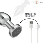 INTENSE - PLUG ANALE 10 VIBRAZIONI METALLO CON TELECOMANDO M